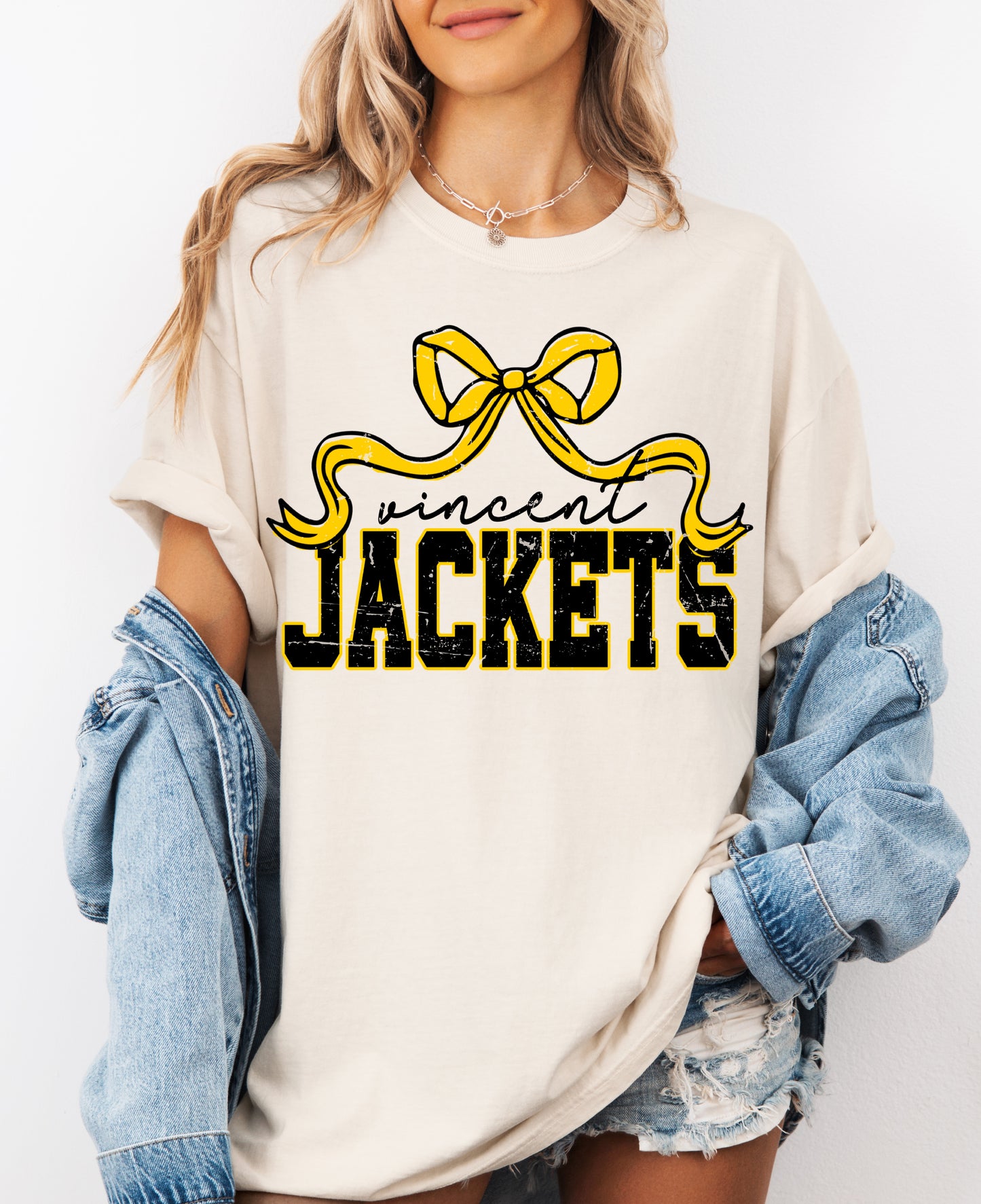 Bella Canvas or Comfort Colors Vincent Jackets Shirt/ Youth and Adult Sizes