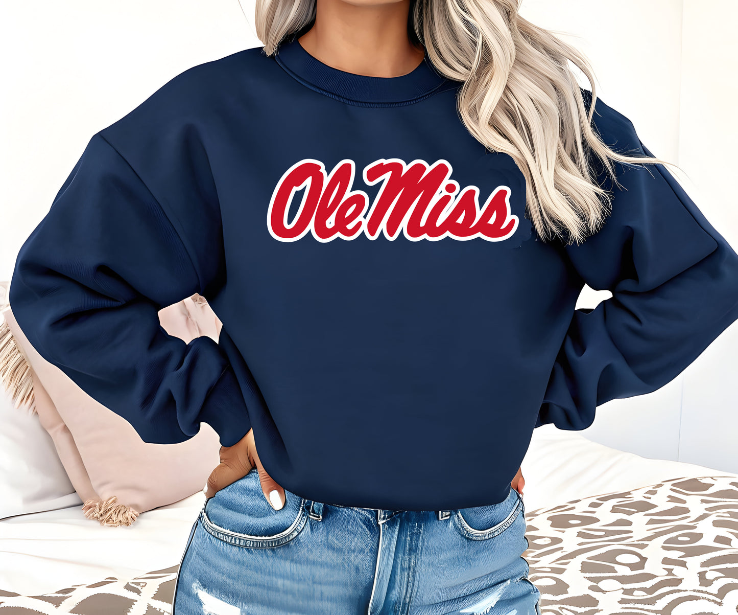 Bella or Gildan Hotty Toddy Sweatshirt / Mississippi Sweatshirt / Ole Miss Sweater / Youth and Adult Sizes