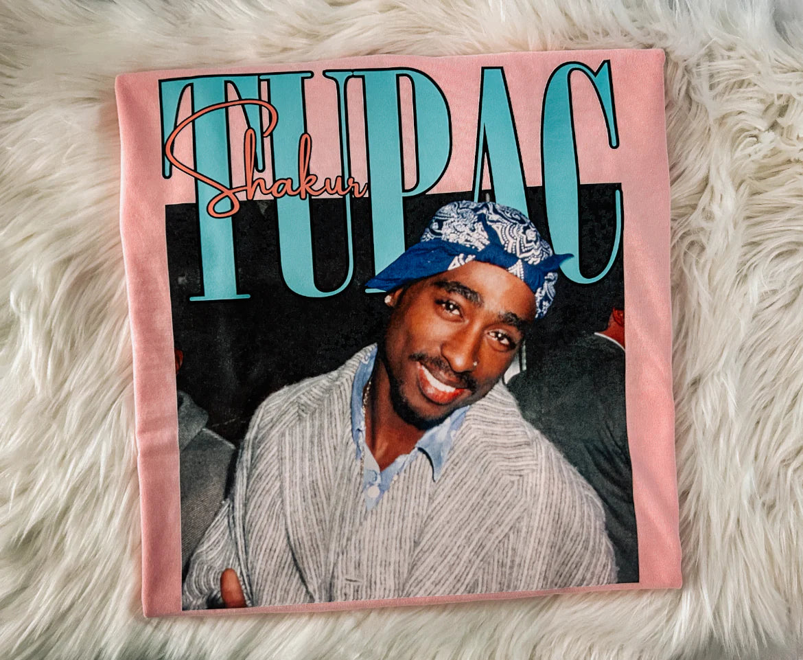 90's Throwback Collection - Tupac Tee/Comfort Colors or Bella Canvas Shirt