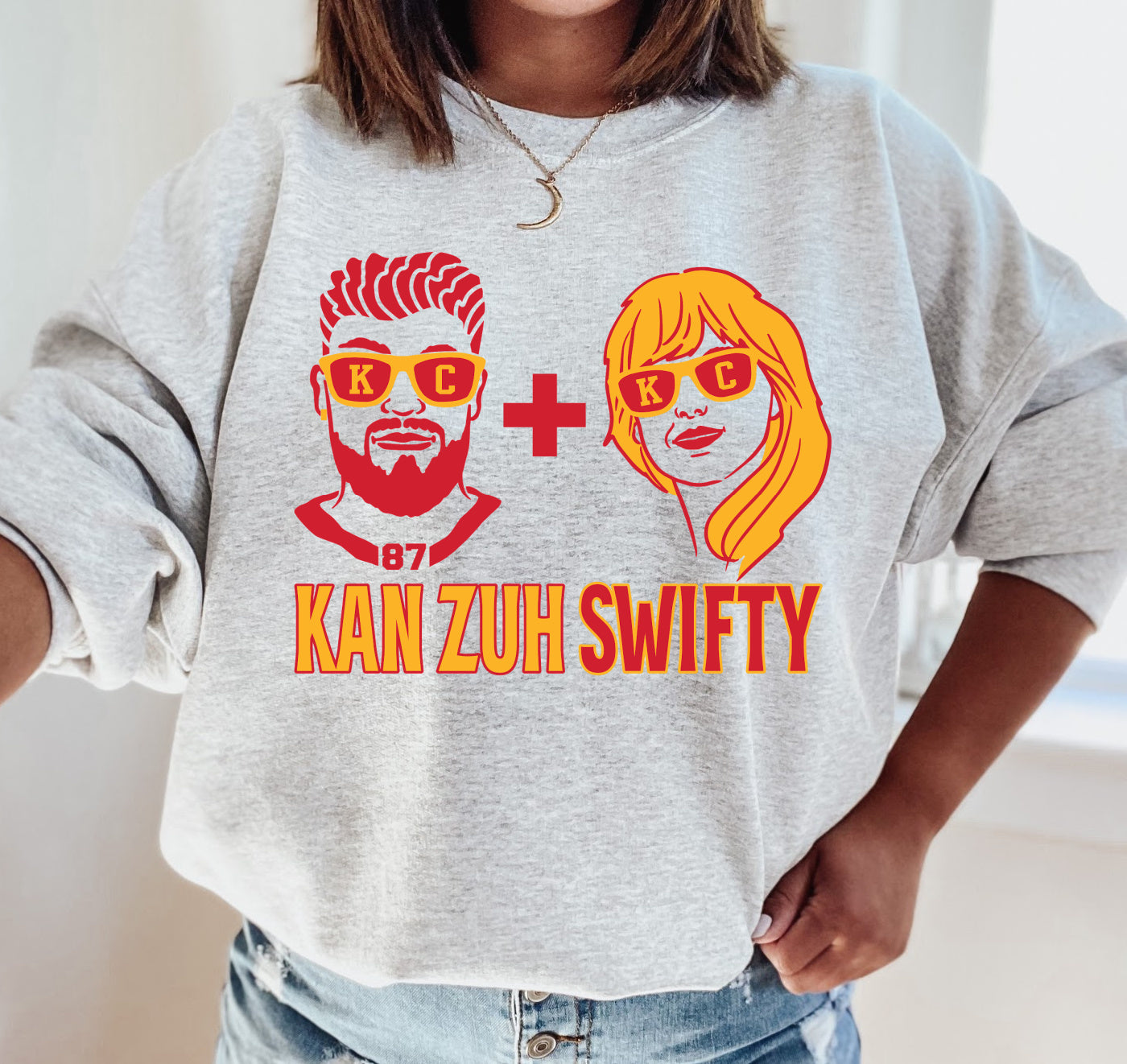 Ash Sweatshirt - Kan Zuh Swifty Design - Youth and Adult Sizes