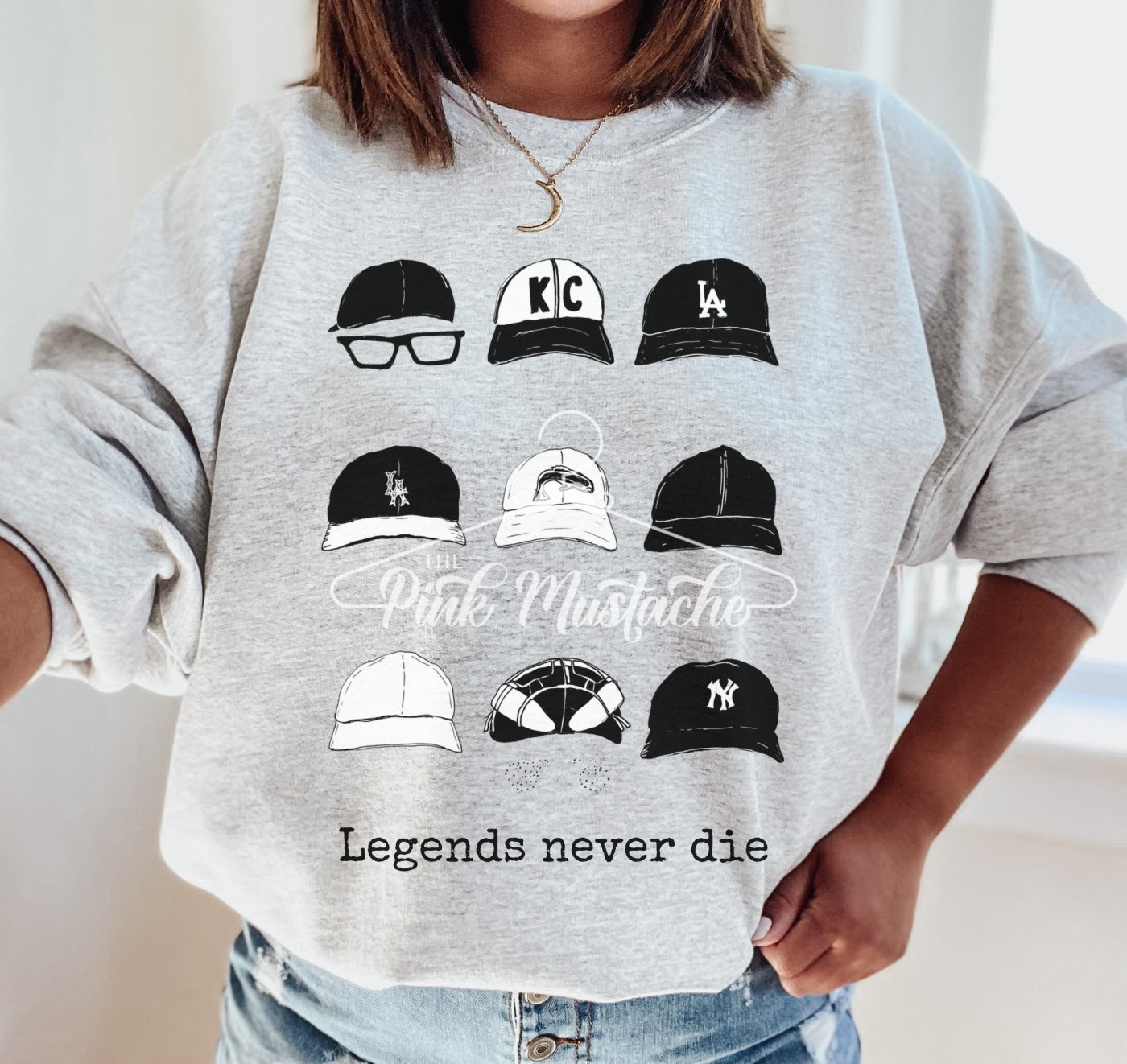 Gildan or Bella Canvas Legends Never Die Baseball Sweatshirt/ Sandlot Sweatshirt