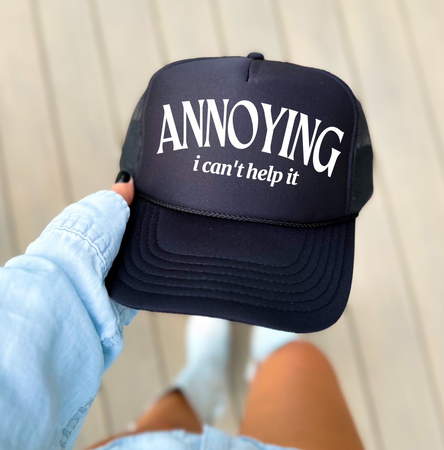 Annoying - I Can't Help It - Trucker Hat/ Funny Gifts for Her / Otto Trucker Hat