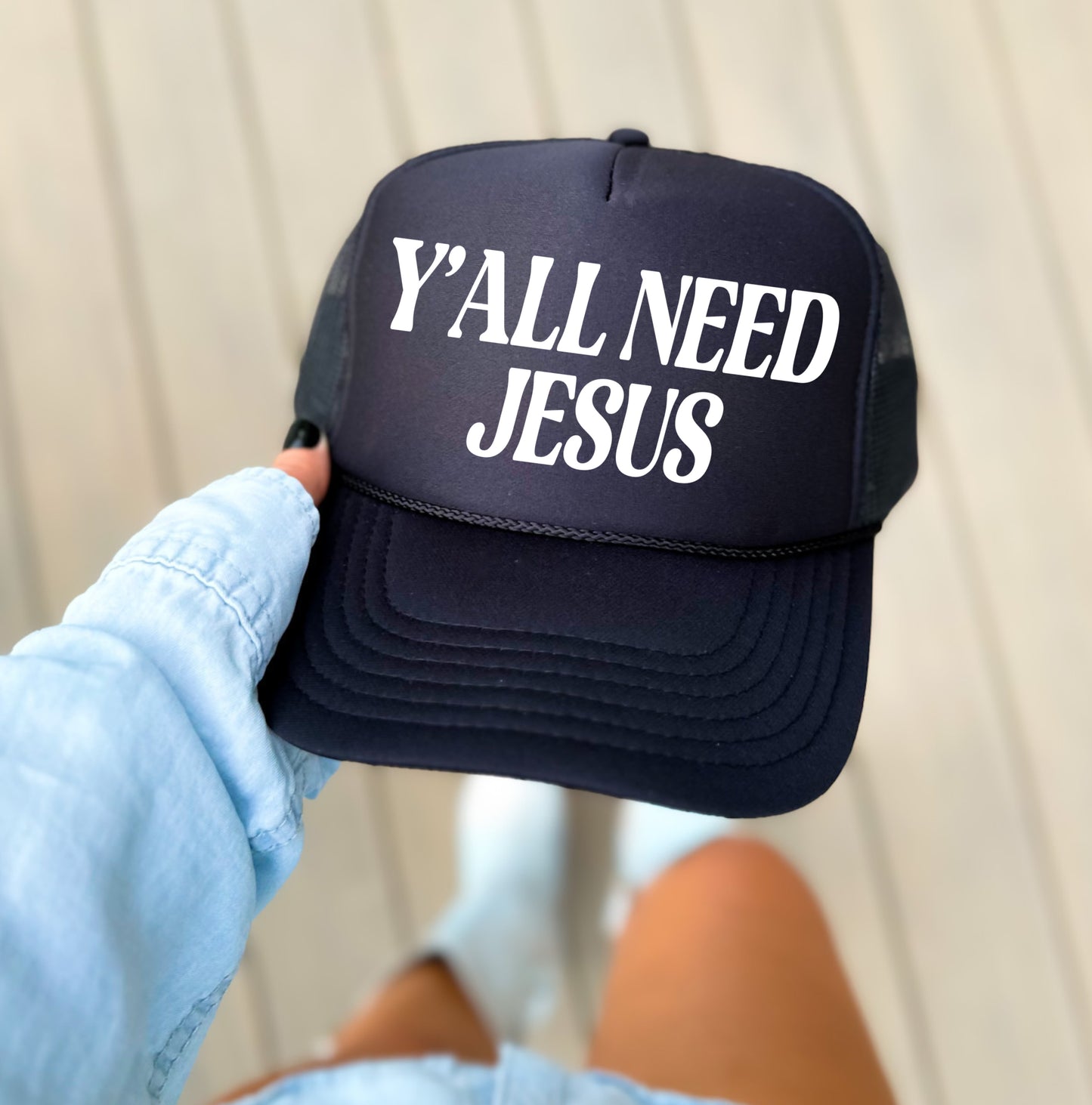 Y'all Need Jesus Trucker Hat/ Trucker Hats/ Gifts for Her/ Religious Hats/ Multiple Colors