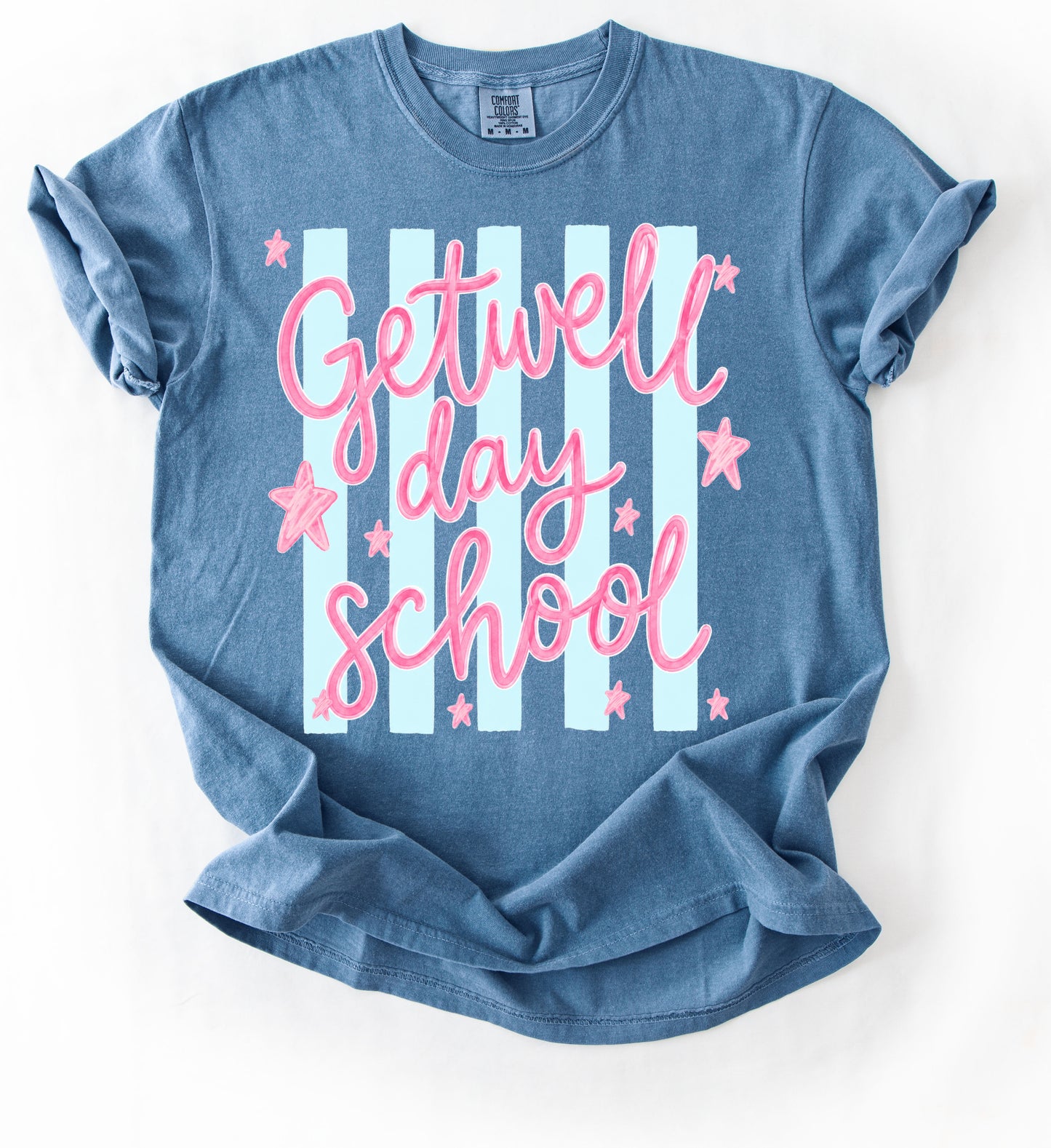 Comfort Colors Getwell Day School Shirt/ Youth and Adult Sizes