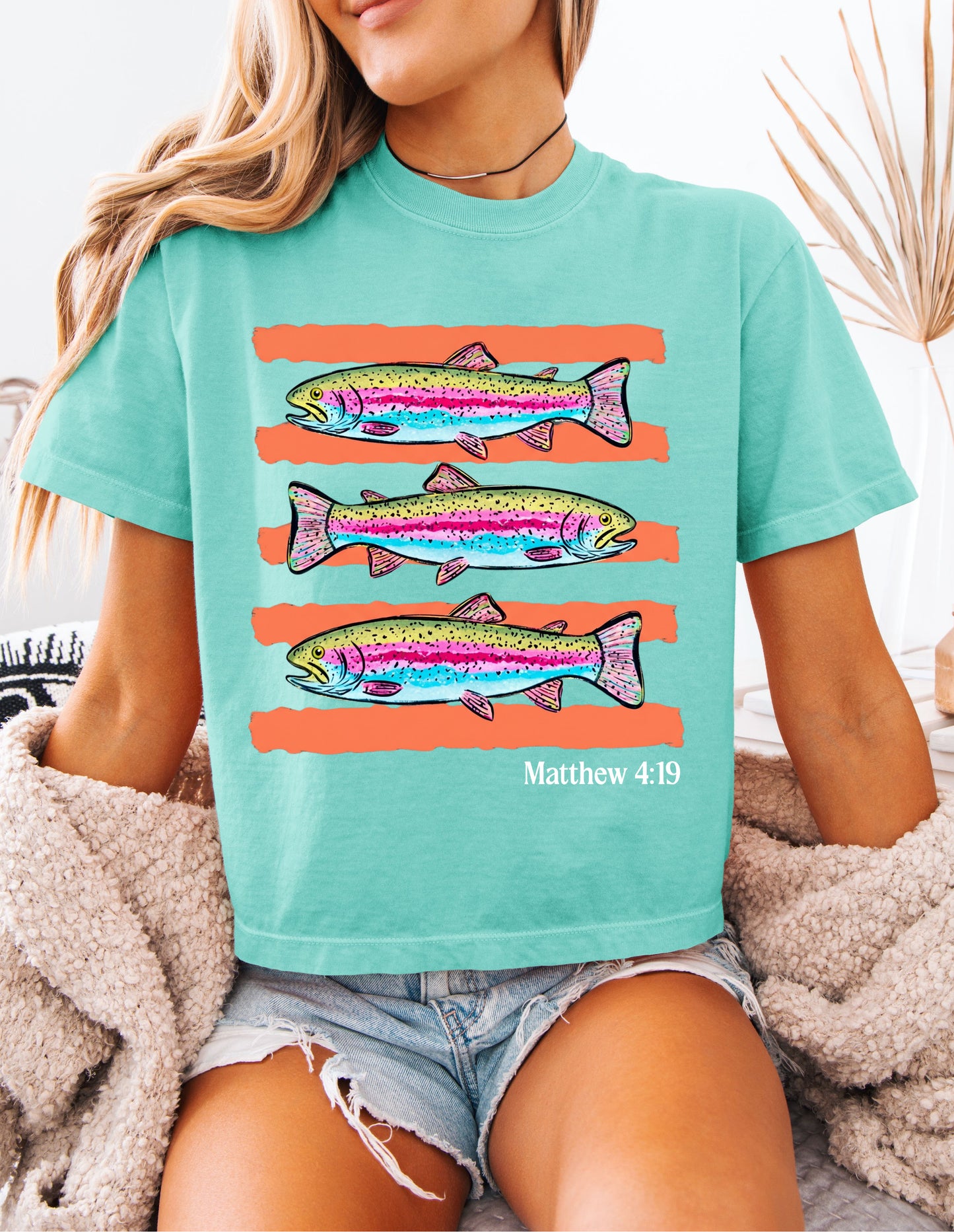 Fishers of Men - Comfort Colors Boxy Cropped Shirt/ Adult Sizes