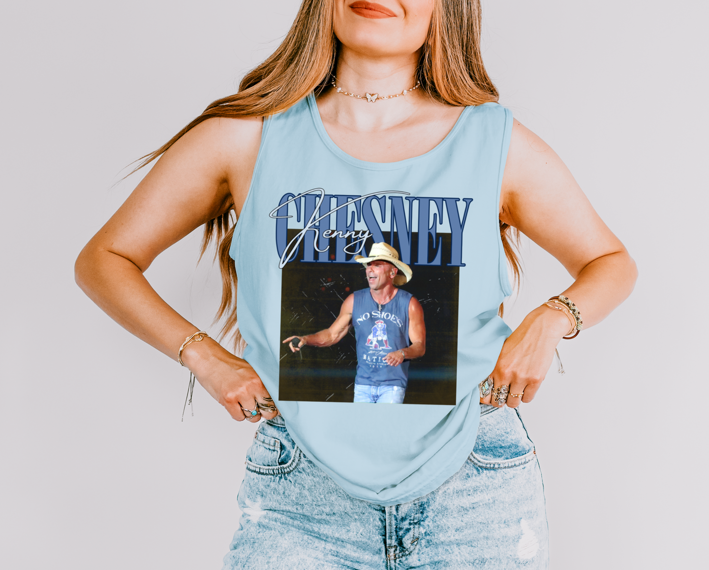 90's Throwback Collection - Kenny Tank/Comfort Colors Shirt / Lake Cover Up