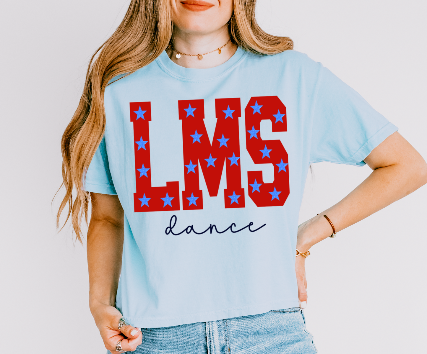 Comfort Colors Boxy Crop LMS Dance Shirt/ Adult Sizes