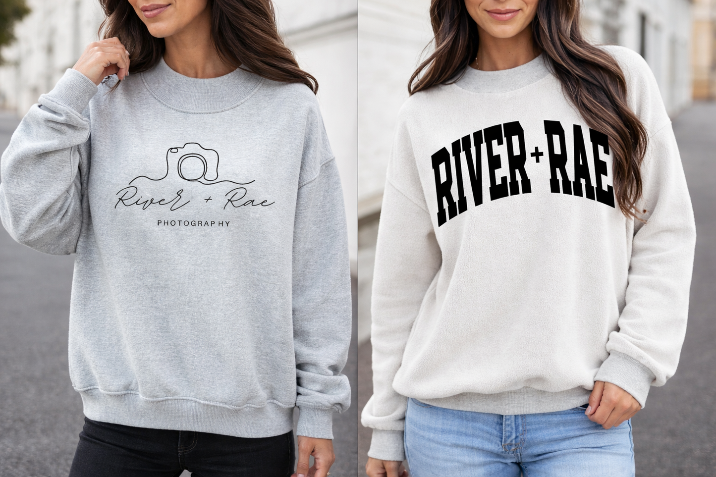 REVERSIBLE Mock Neck Sweatshirt - River Rae Photography