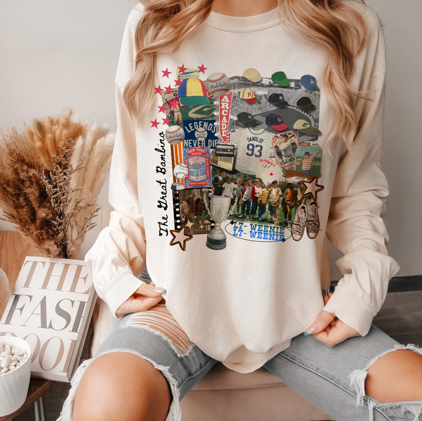 Comfort Colors or Bella Canvas Legends Never Die Baseball Long Sleeved T-Shirt/ Sandlot Tee