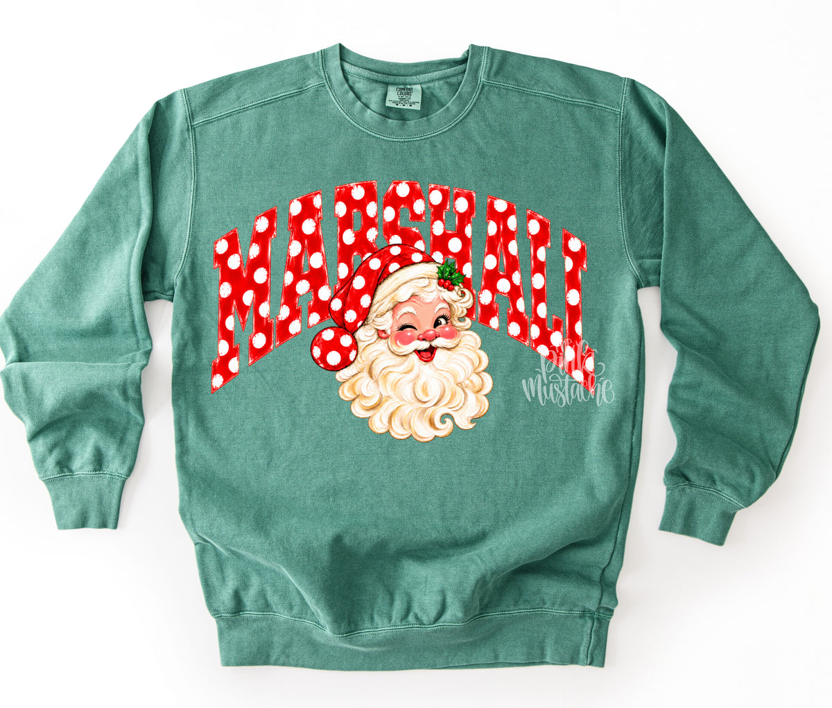 Custom Christmas/ Marshall (OR ANY OTHER SCHOOL) Christmas Santa Gildan or Bella Sweatshirt/ Holiday Sweatshirt/ Toddler, Youth, and Adult Sizes