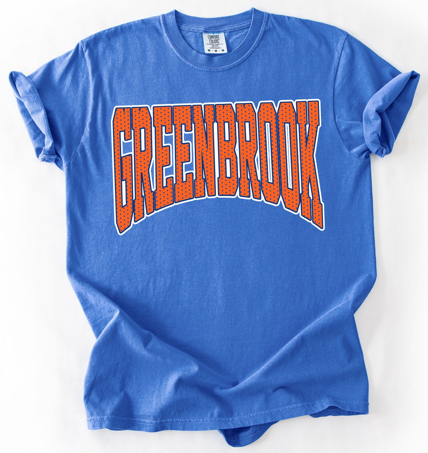 Comfort Colors Greenbrook Chargers Seersucker Shirt / Mississippi School Shirt/ Youth and Adult Sizes