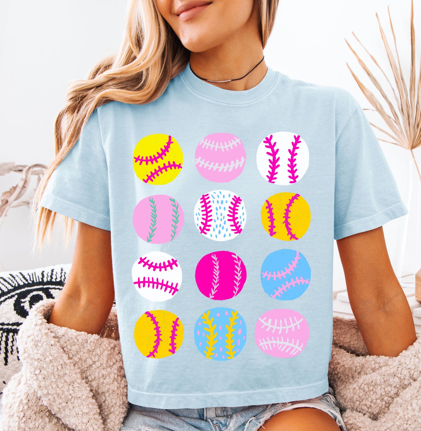 Comfort Colors Boxy Crop -Baseball Tee / Adult Sizes