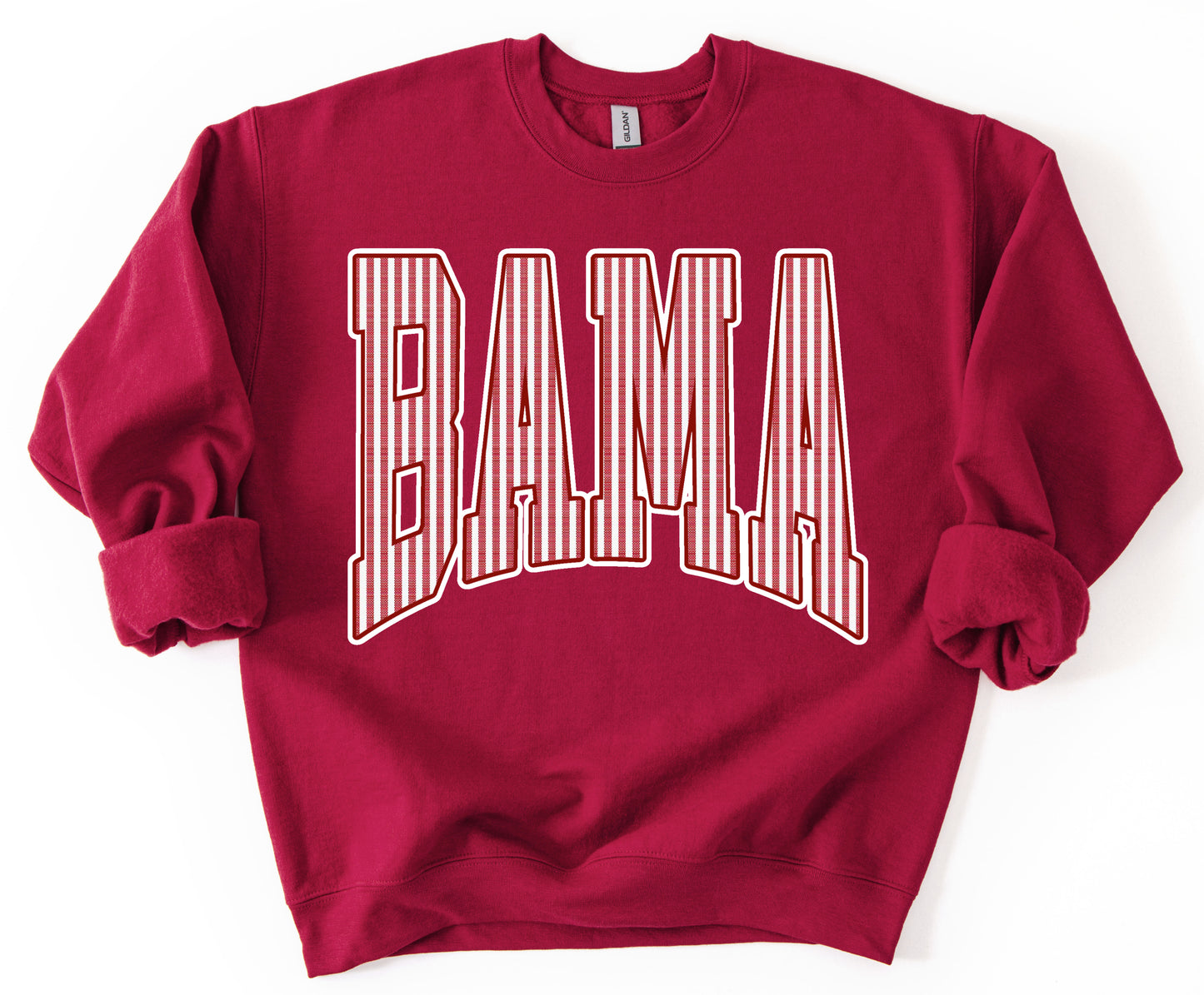 SPIRIT DROP - Alabama Seersucker Print Sweatshirt - Bella Canvas or Gildan Brand