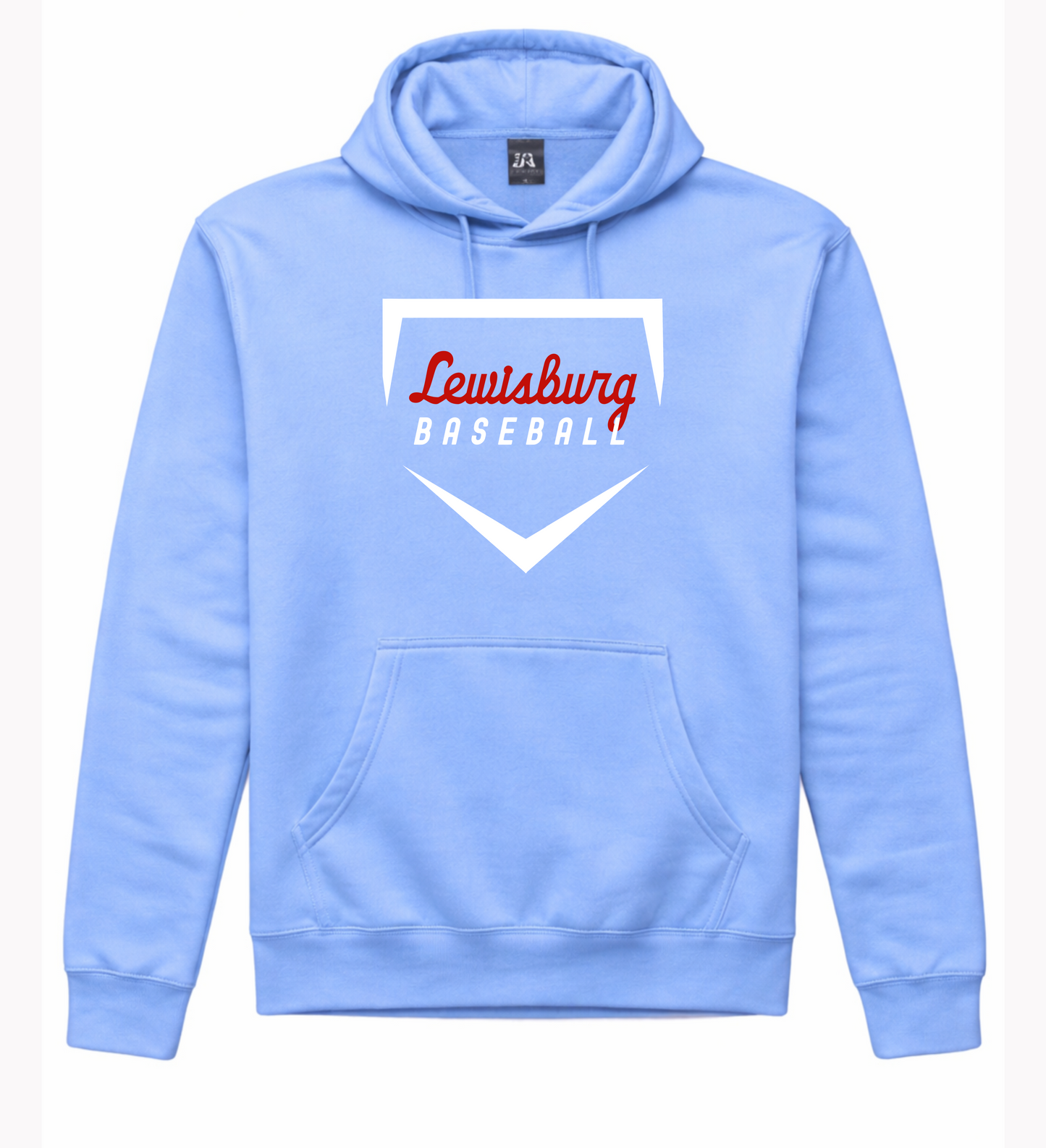 Drifit Lewisburg Baseball Sweatshirt in Columbia Blue/ Adult Sizes /J. America Brand