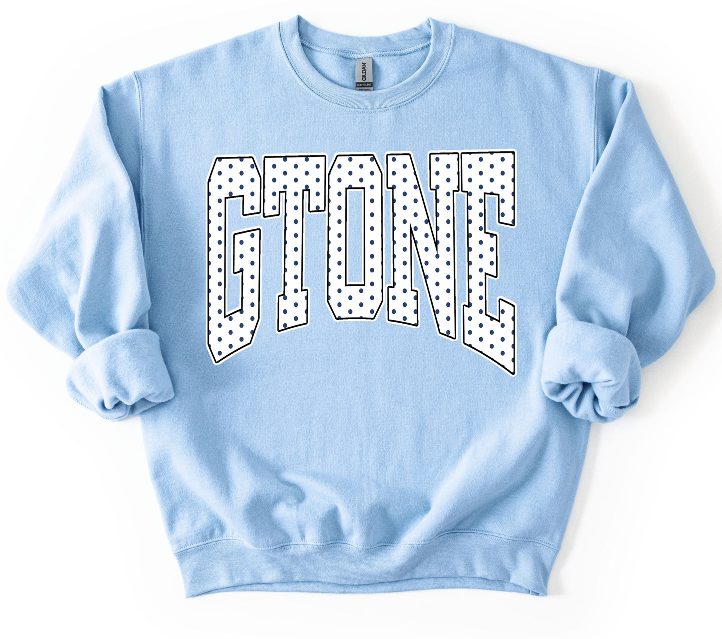 GTONE Polka Dot Sweatshirt/ Gildan and Bella Brand Options