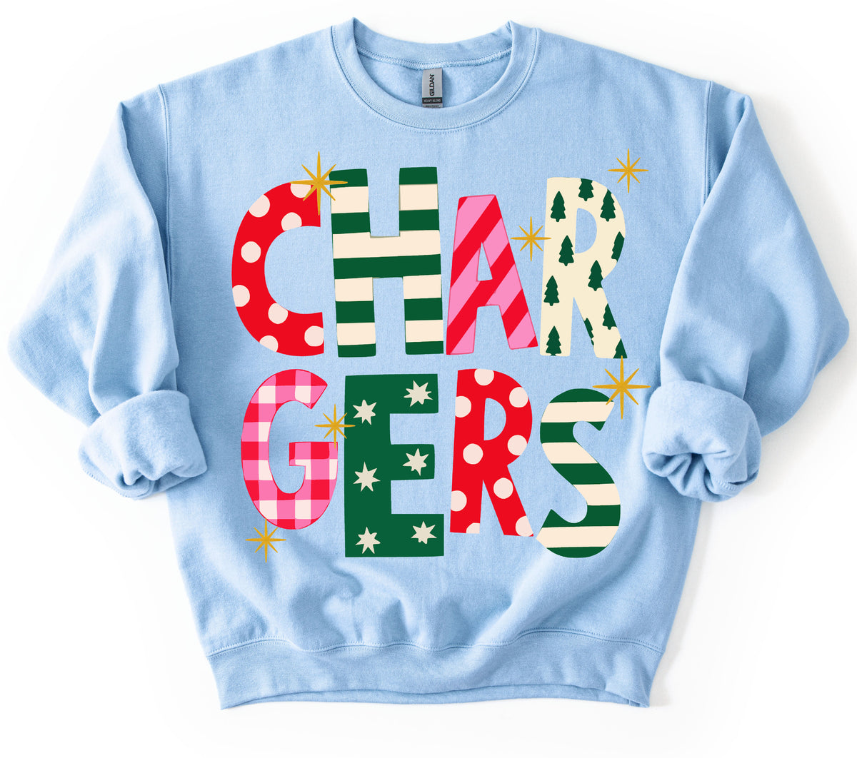 Southaven Chargers Christms Sweatshirt / Youth and Adult Sizes