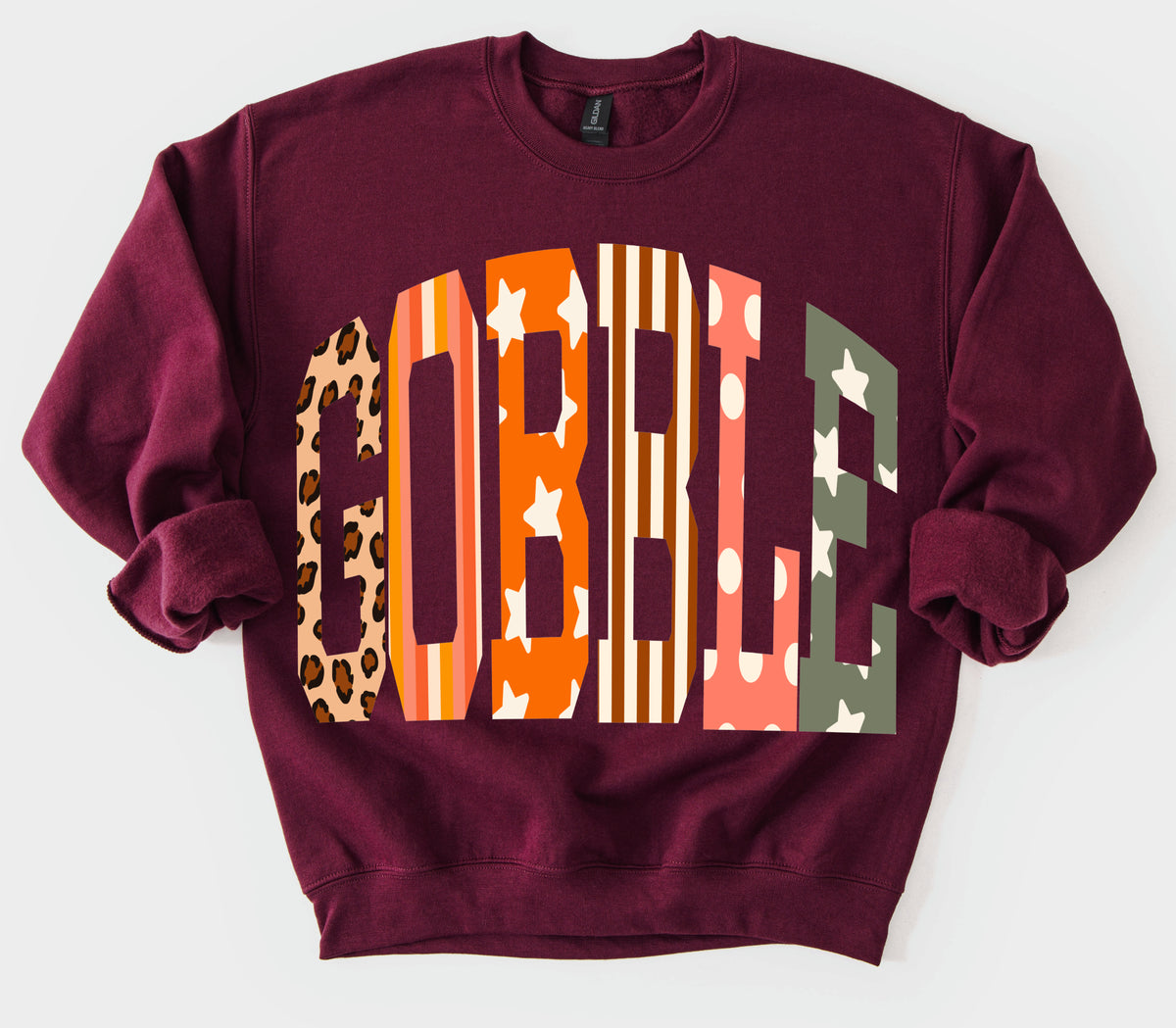 Gildan or Bella Canvas Gobble Cute Thanksgiving Sweatshirt/ Youth and Adult Sizes