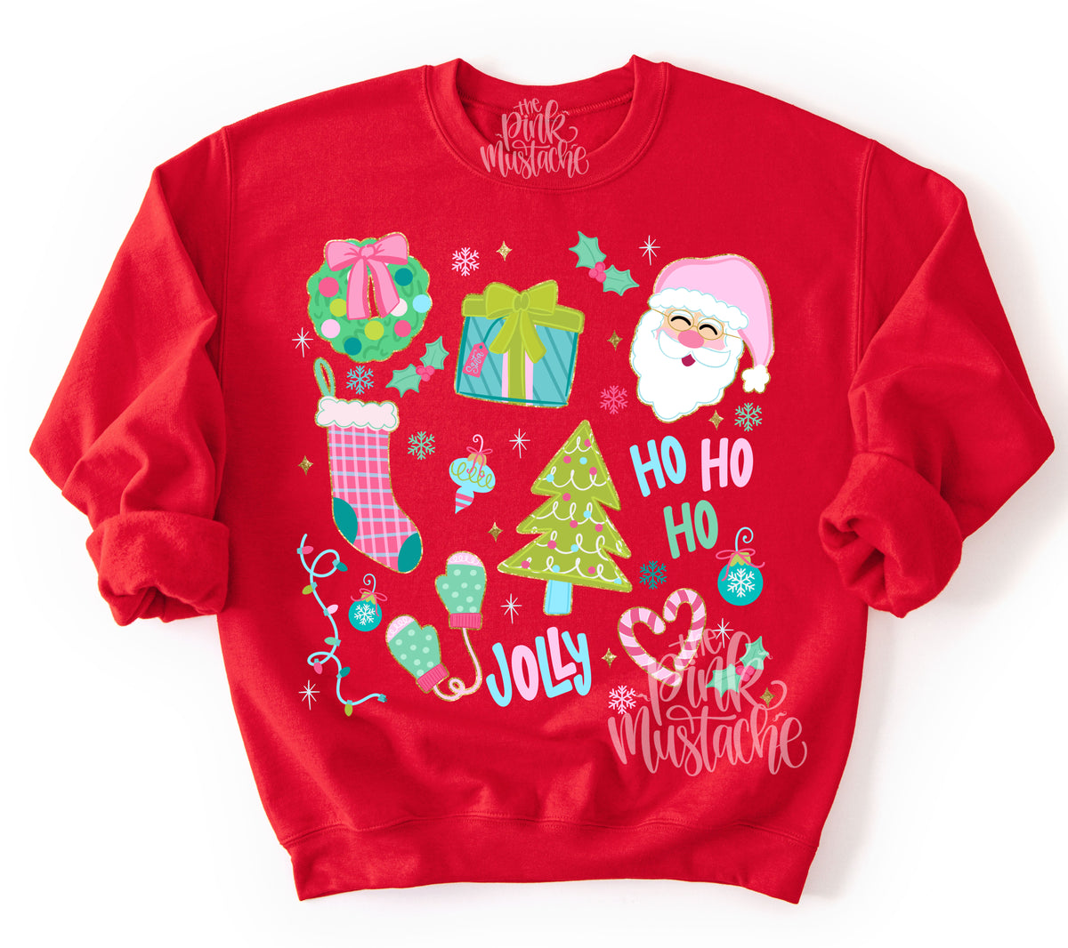 Mommy and Me Gildan or Bella Christmas Things Doodle Sweatshirt Christmas Sweatshirt/ Toddler, Youth, and Adult Sizes/Holiday Sweatshirts