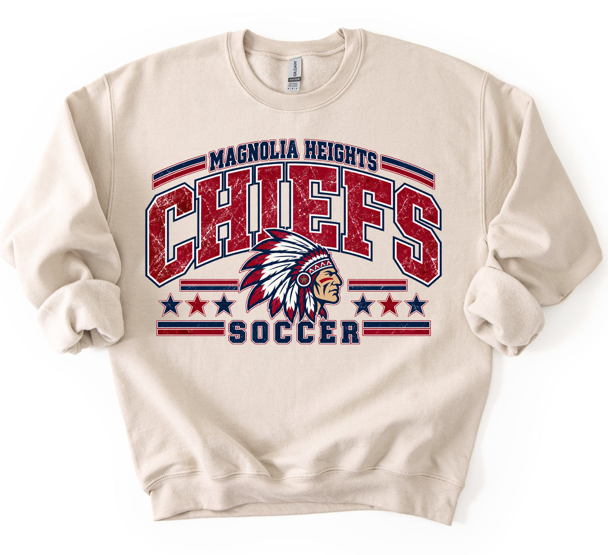 Gildan or Bella Canvas Magnolia Heights Soccer Sweatshirt/ Youth and Adult Sizes