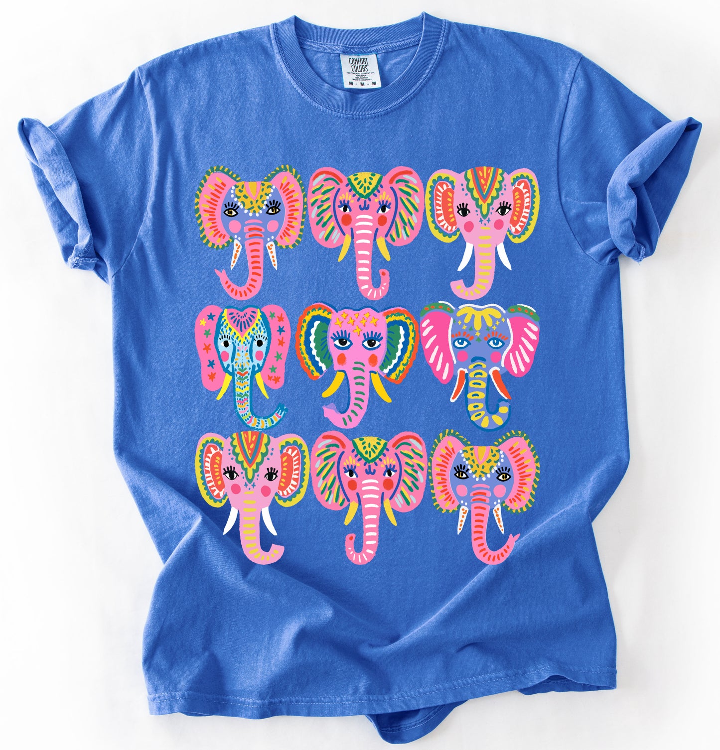 Sweet Summertime Drop - Comfort Colors Cute Elephants Tee/ Youth and Adult Sizes