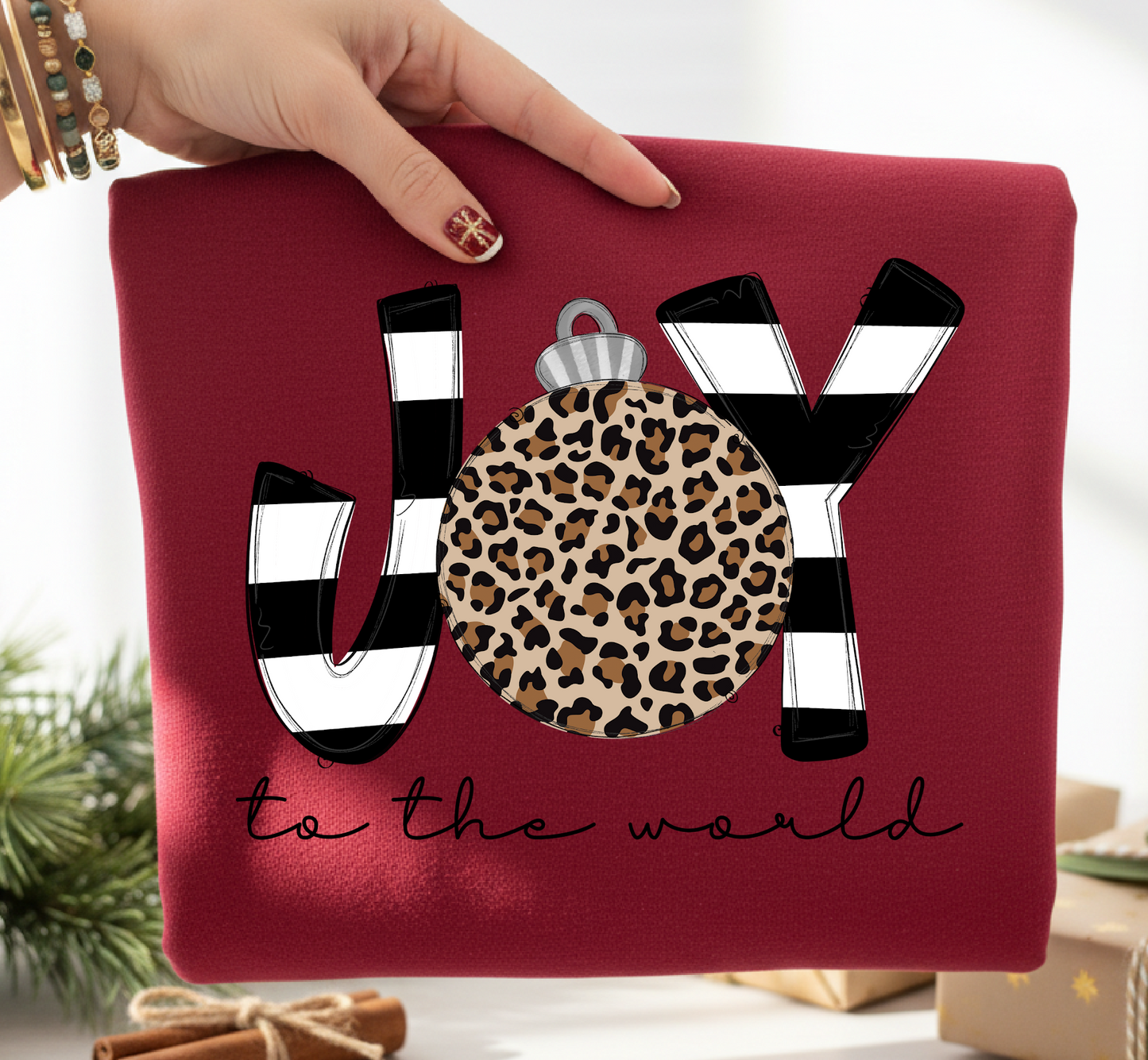 Joy To The World Christmas Softstyle Tee / Youth And Adult Christmas T-Shirt