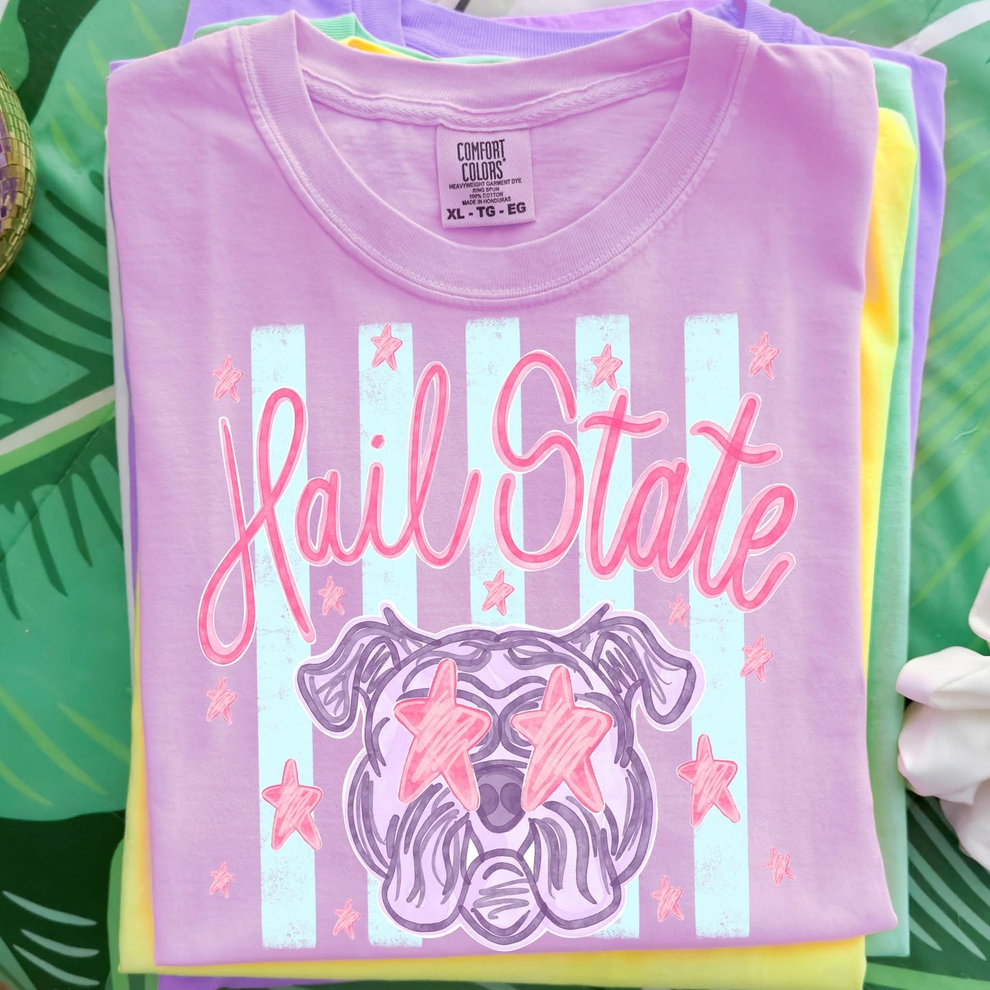 Hail State Comfort Colors Tee/ Youth and Adult Sizes