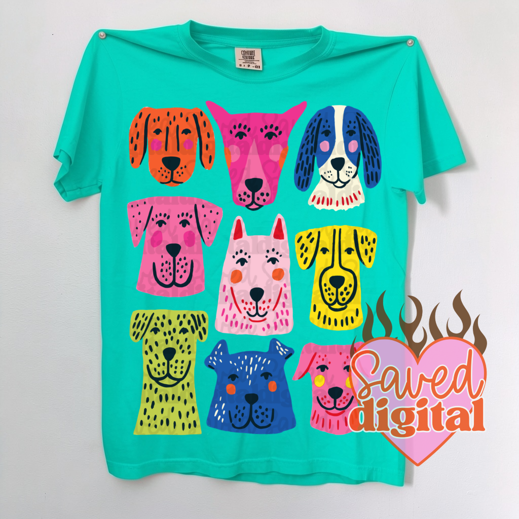 Sweet Summertime Drop - Comfort Colors Dogs Tee/ Youth and Adult Sizes