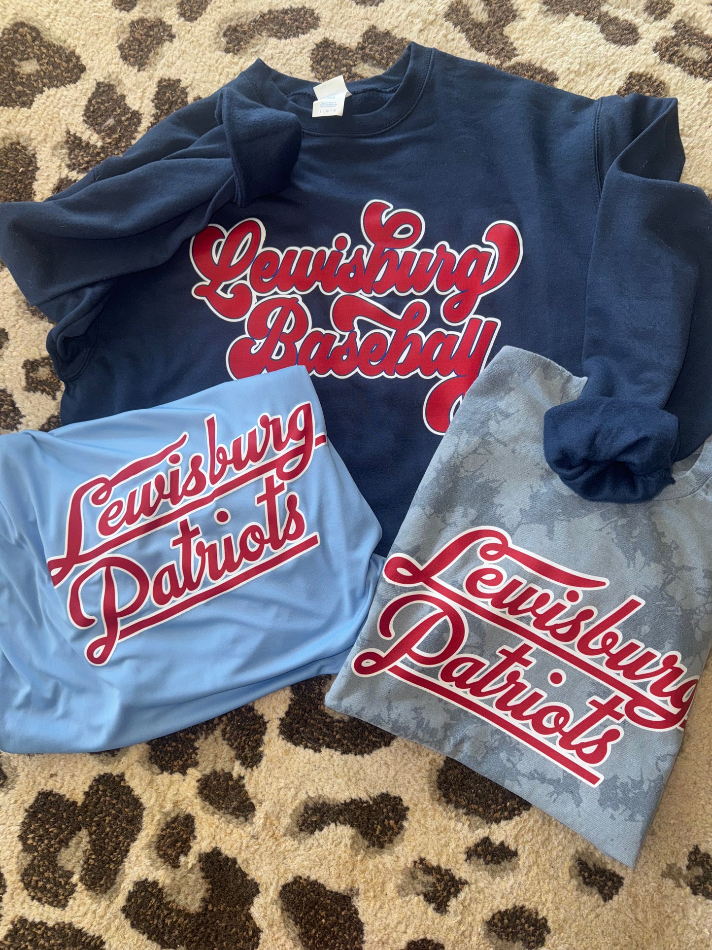 Long or Short Sleeve/ Dryfit or Soft Style Bella Lewisburg Patriots Shirt