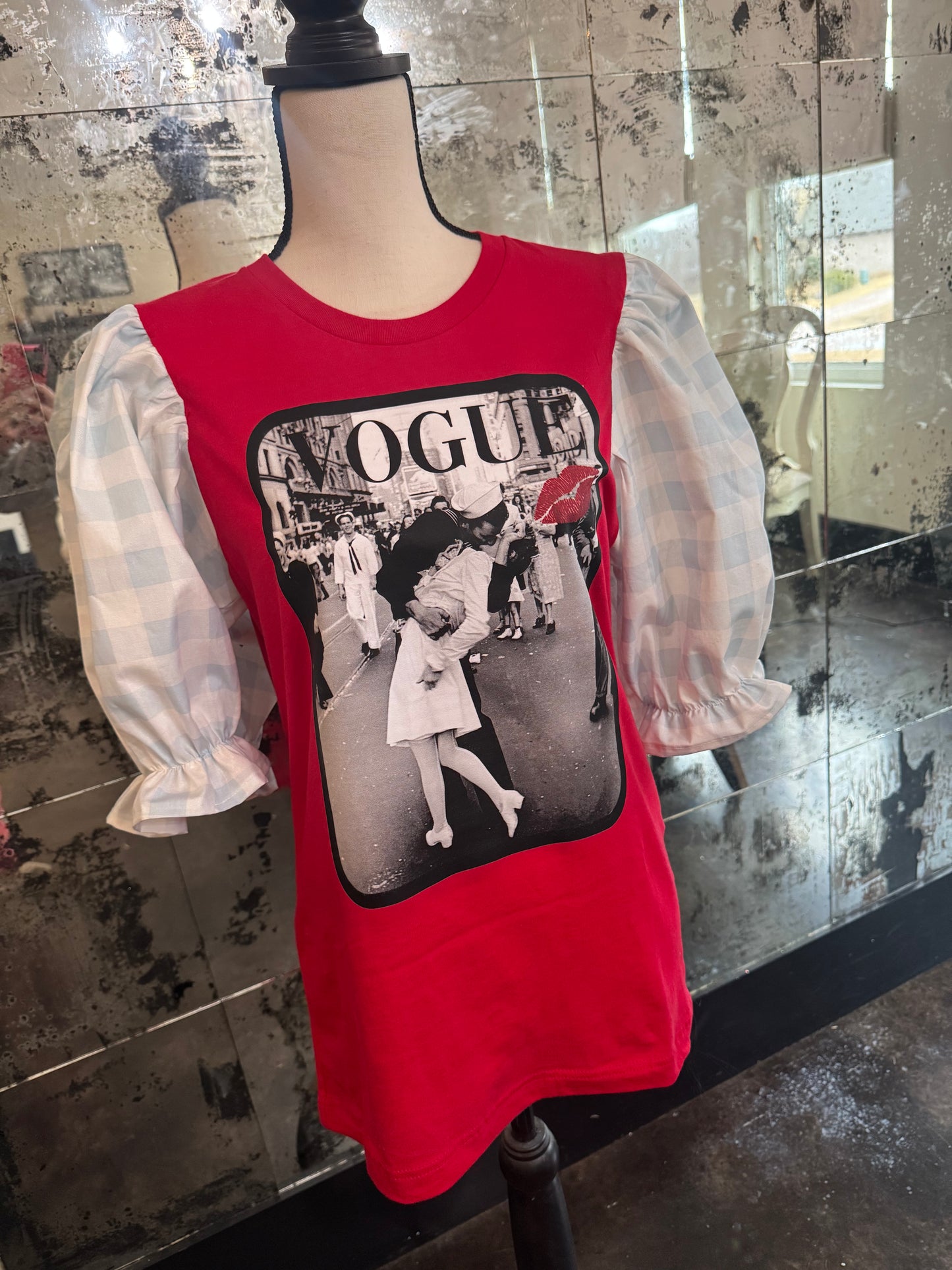 StASH Apparel Puff Sleeve V O G U E Luxe Shirt