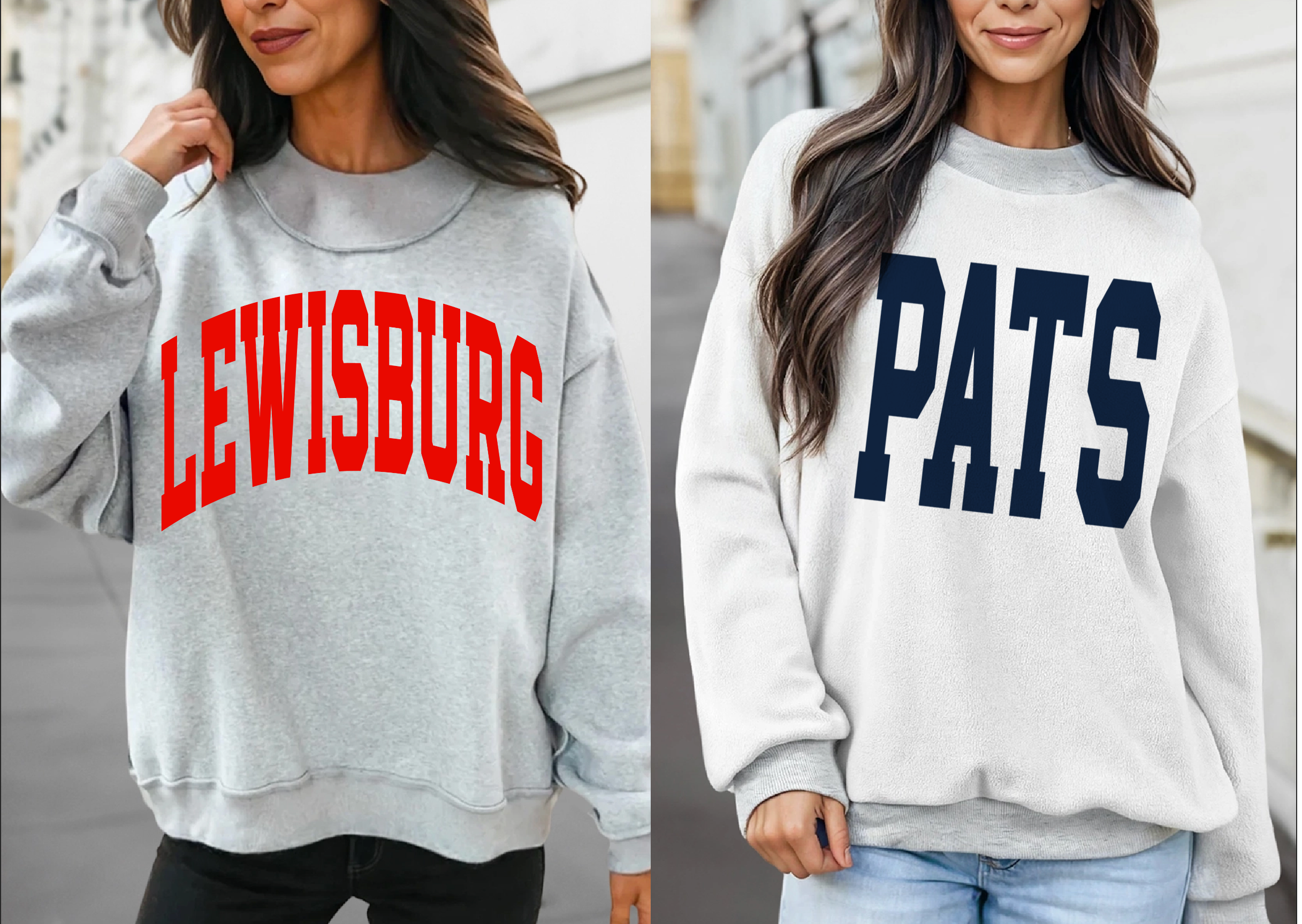 REVERSIBLE Mock Neck Sweatshirt - Completely Customizable/ Game 
