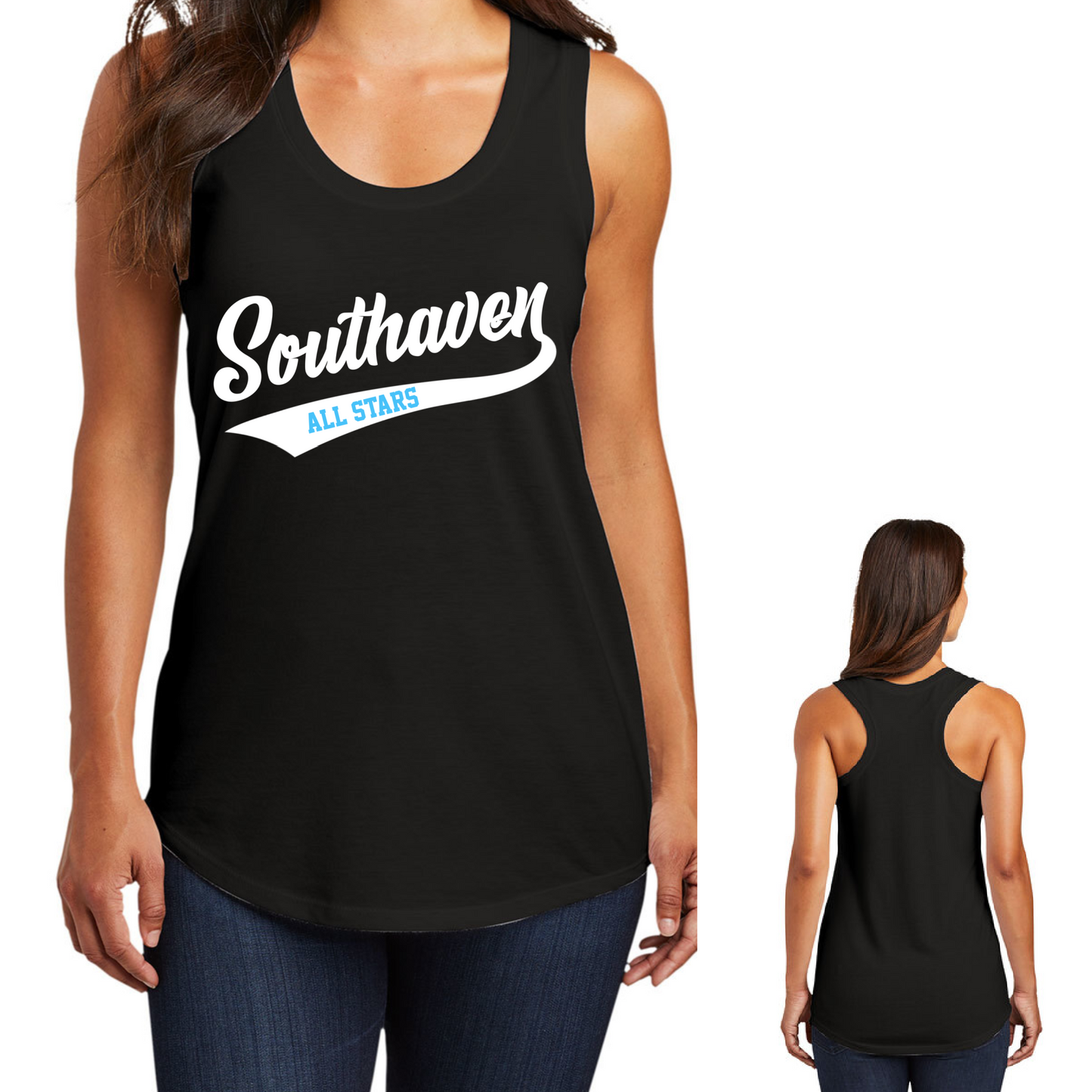 Southaven All Stars District Brand Racerback Tank Top/Multiple Colors