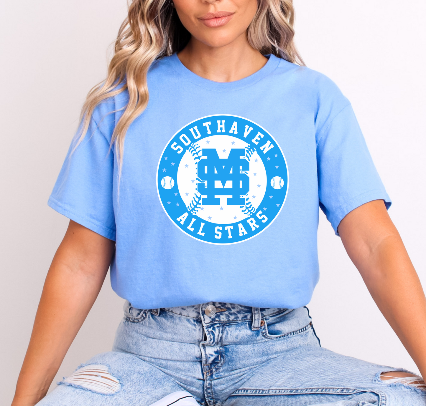 Southaven All Stars Full Length Tee/ Bella or Comfort Color Options