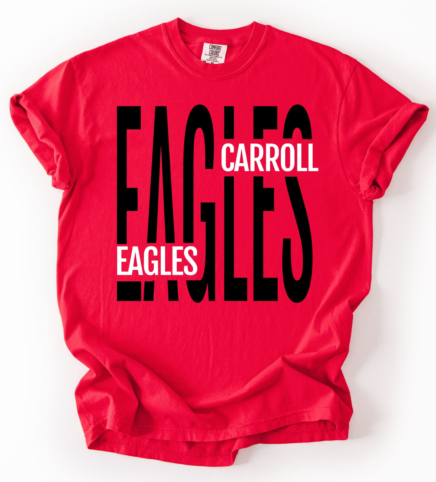 Comfort Colors or Gildan Softstyle Carroll Eagles Shirt/ Eagles Spiritwear/ Completely Customizeable