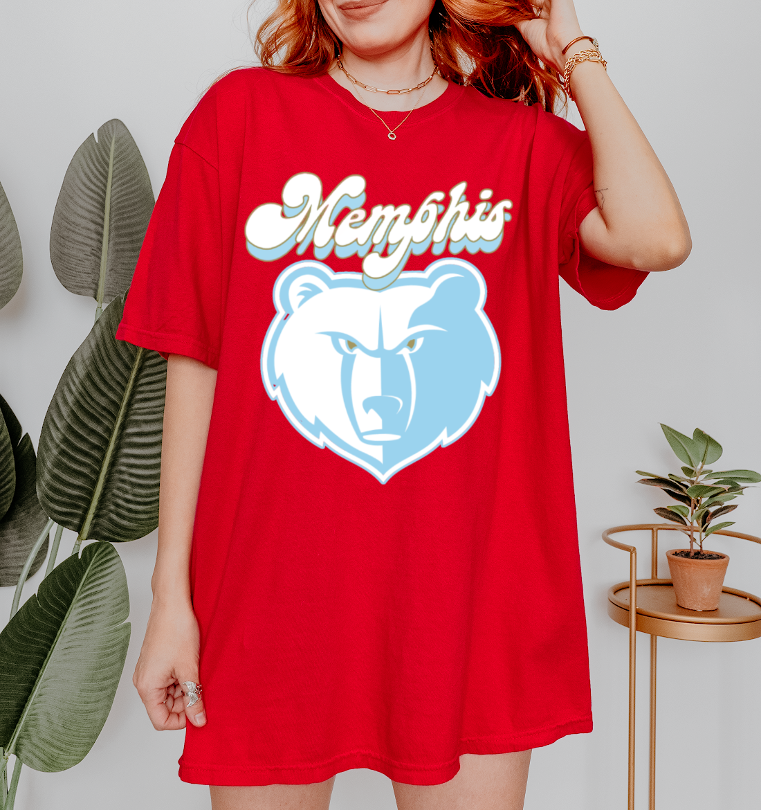 Comfort Colors Grizzlies Retro Sounds Shirt/ Adult and Youth Sizes
