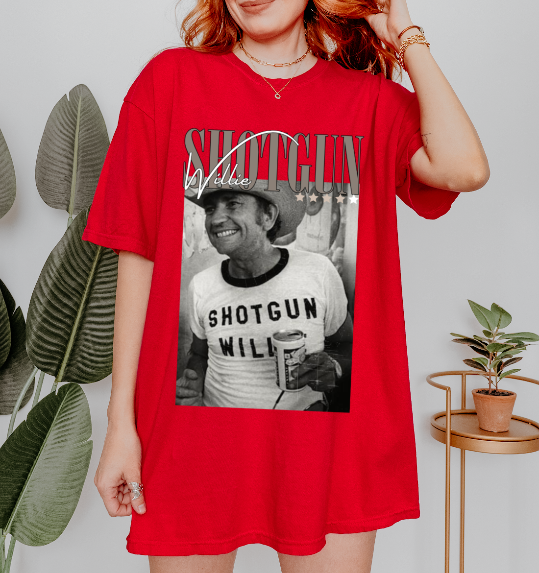90's Throwback Collection - Shotgun Willie Tee/Comfort Colors or Bella Canvas Shirt/ Multiple Colors