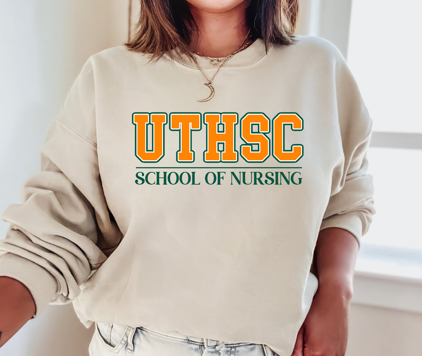 Gildan or Bella Canvas UT School of Nursing Sweatshirt