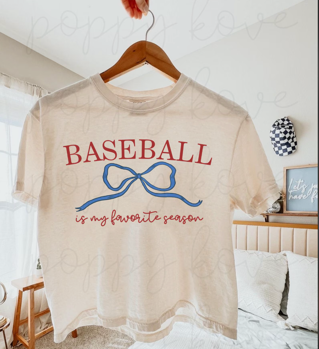 Cropped Baseball is my Favorite Season Cropped Tee / Adult Sizes /Funny Baseball Tees