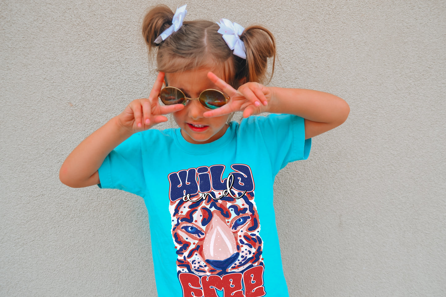 Wild and Free Comfort Colors Tee / Toddler, Youth, Adult Tee/ July 4th Mens/Boys Shirts