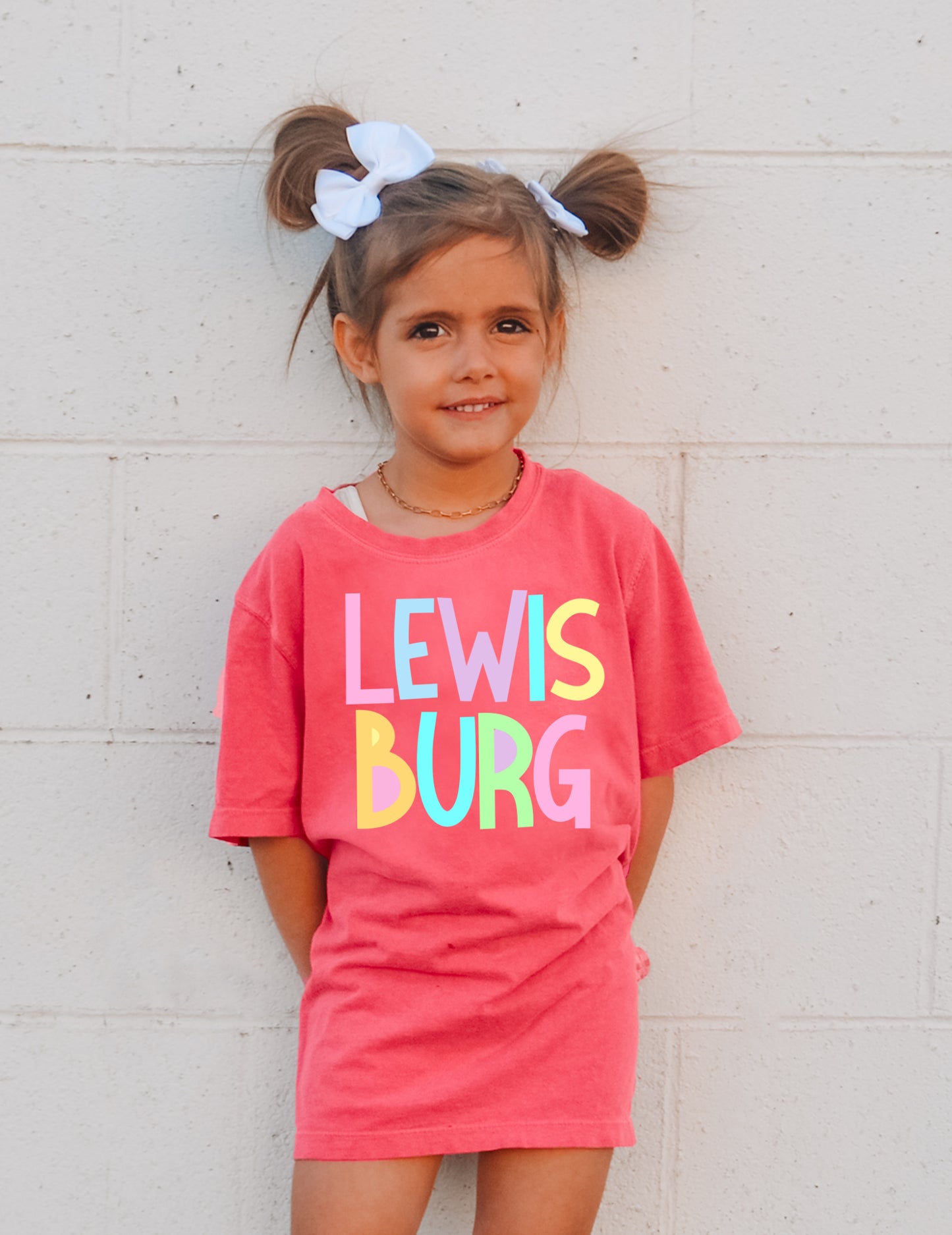 Comfort Colors Lewisburg Pastel Unisex Shirt / Youth and Adult Sizes/ Lewisburg -Desoto County Schools / Mississippi School Shirt