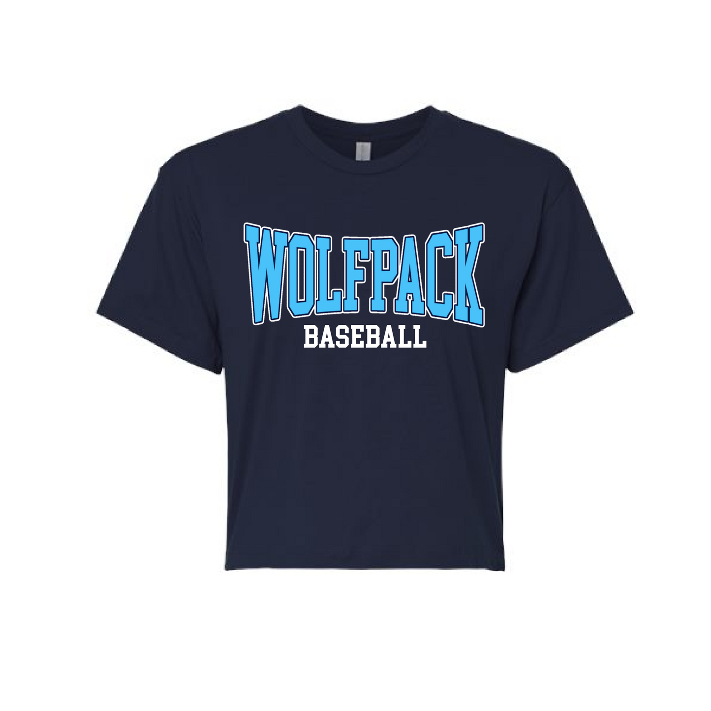 Wolfpack Baseball Cropped Tee