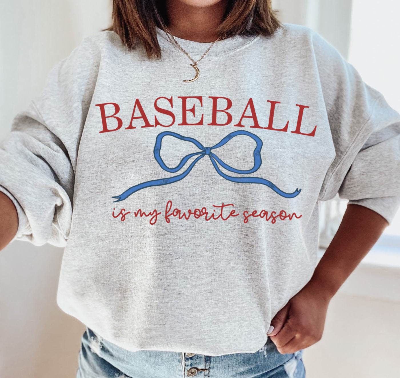 Baseball is My Favorite Season Sweatshirt/ Gildan and Bella Brand Options