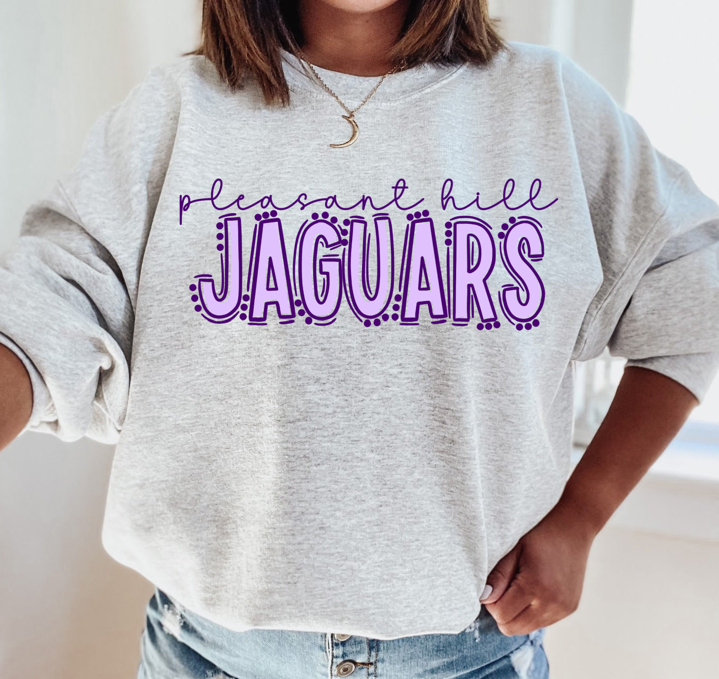 Pleasant Hill Jaguars Gildan or Bella Desoto Central Unisex Sweatshirt / Youth and Adult Sizes/ Desoto County Schools / Mississippi School Shirt