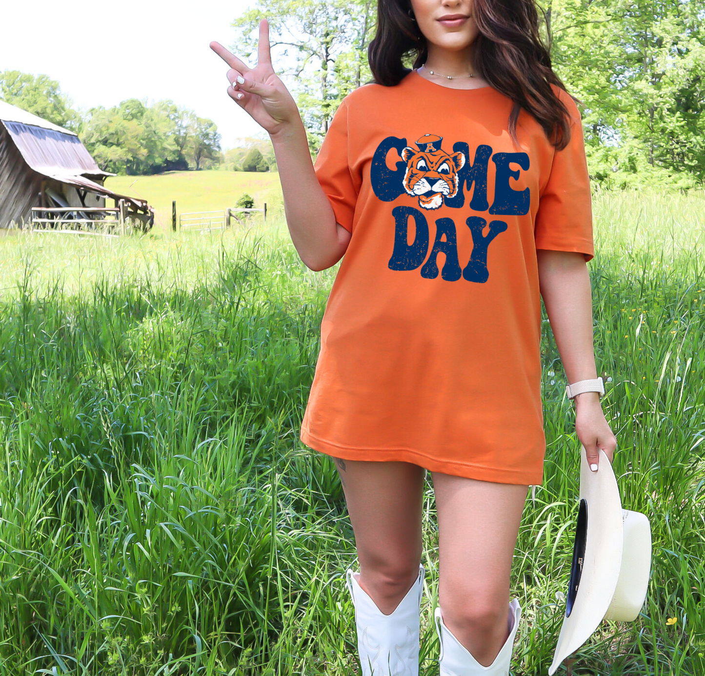 SPIRIT DROP -Game Day Tigers - Bella Canvas Youth and Adult Sizes