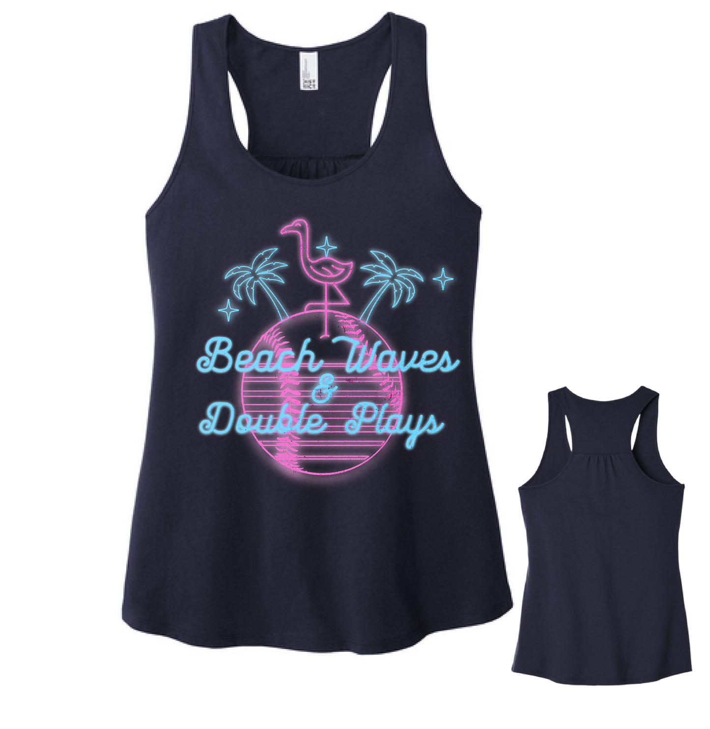 Beach Waves and Double Plays Tank