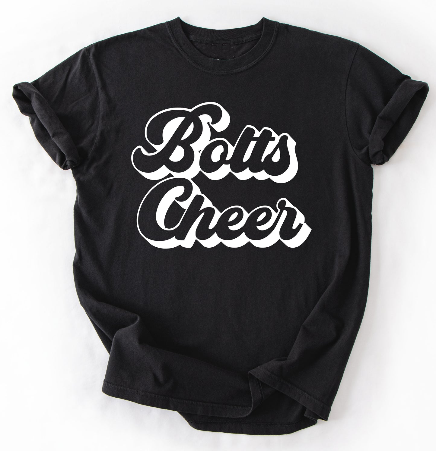 Bolts Cheer - Gildan Softstyle or Comfort Colors Tee