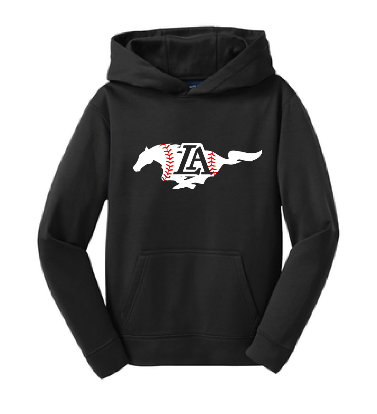 Mustangs Baseball Hoodie/ Youth and Adult Sizes - Lipscomb Academy
