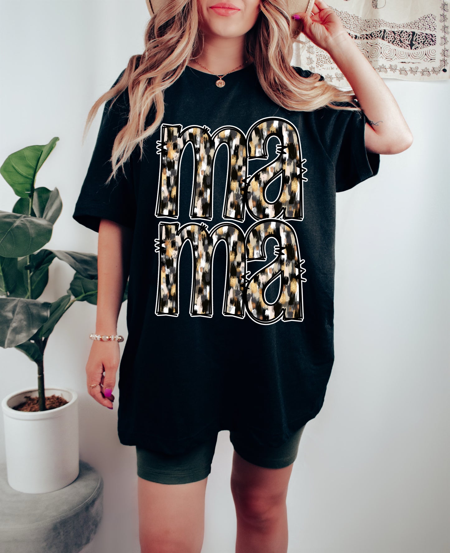 Comfort Colors Mama Paint Strokes Tee/ Unisex Size