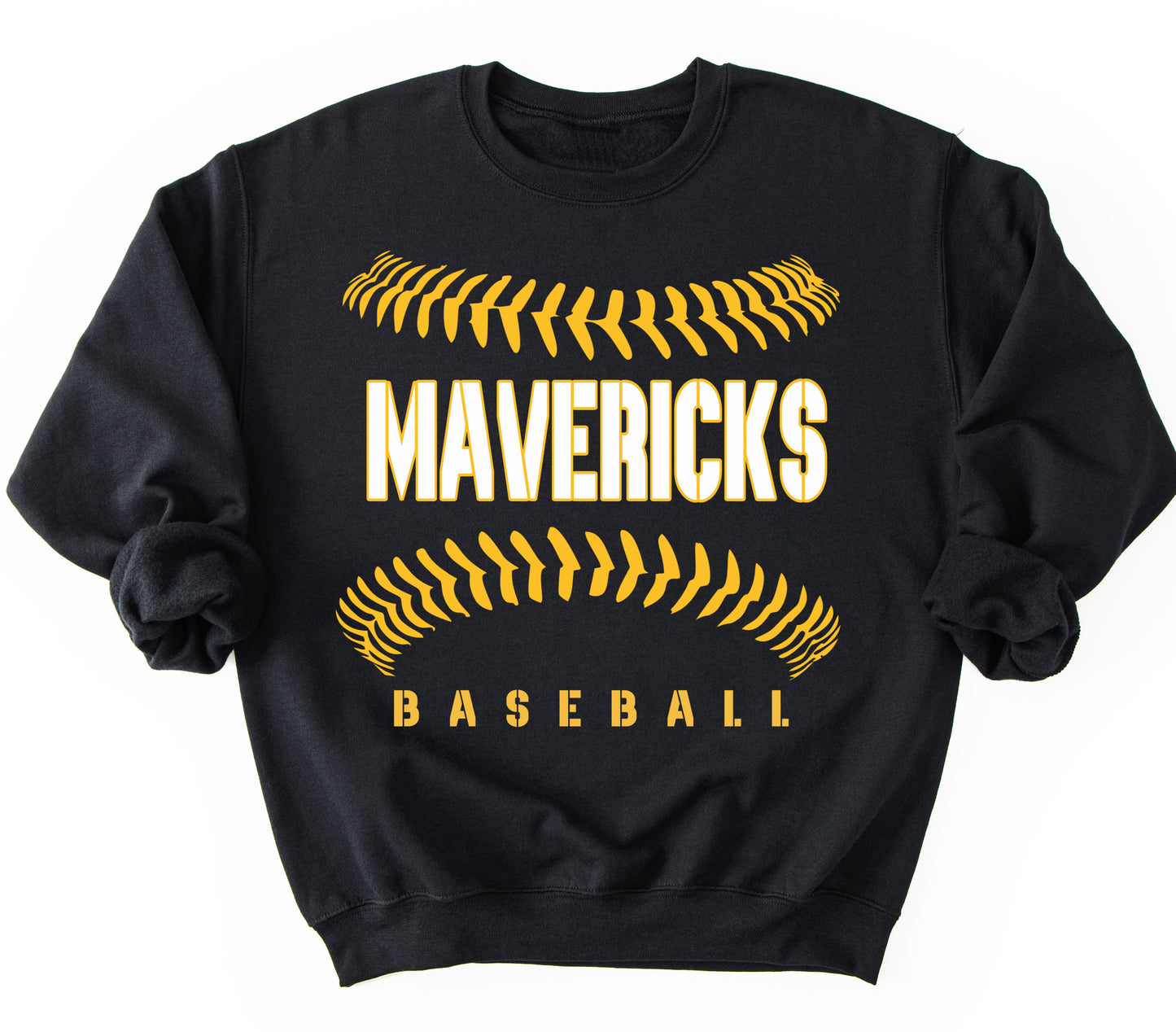 Gildan or Bella Mavericks Sweatshirt/ Youth and Adult Sizes - Mavs Baseball