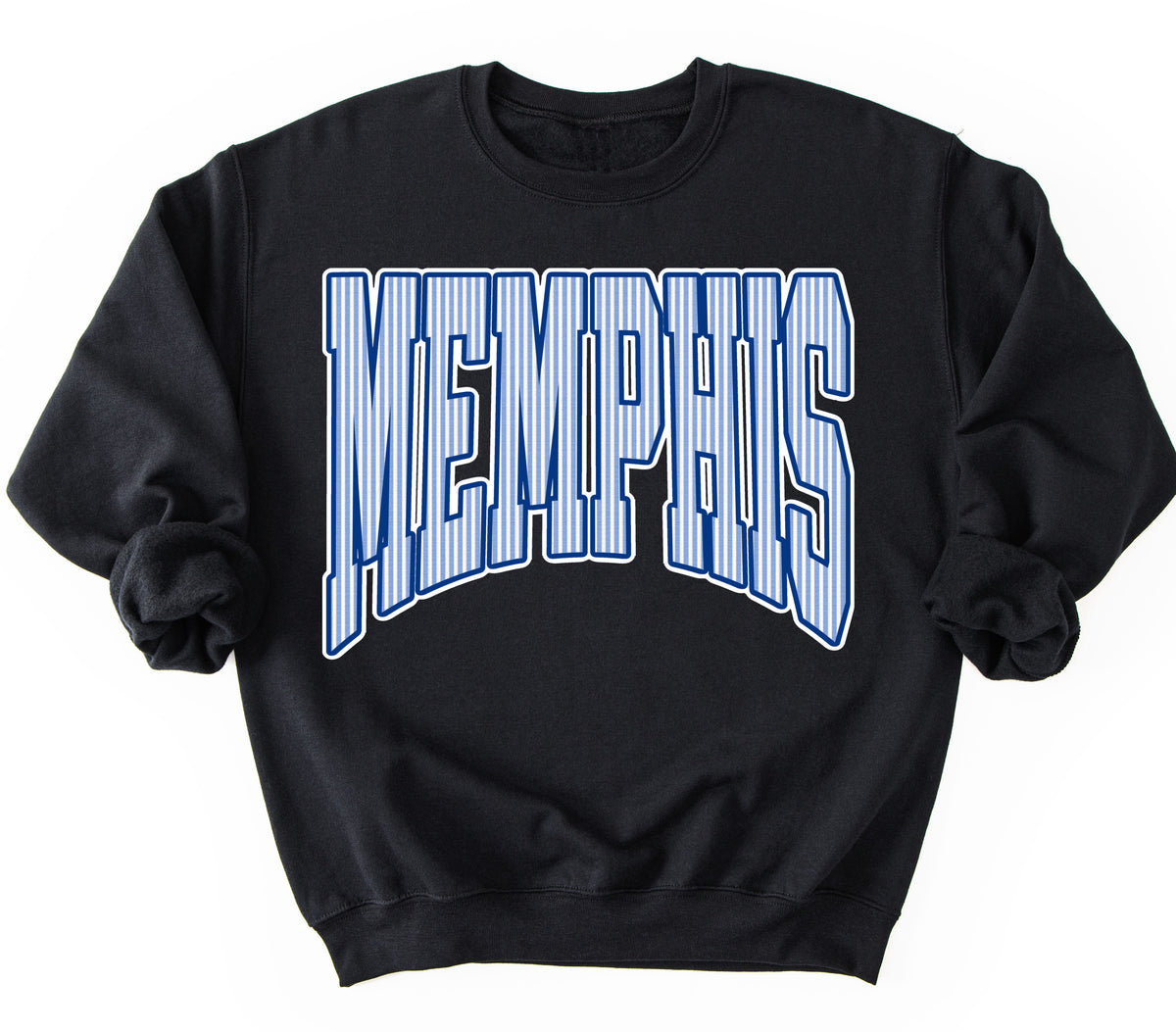 Bella or Gildan Memphis Tigers Sweatshirt/ Youth and Adult Memphis Tigers Sweatshirt/ U of M Sweatshirts -Faux Seersucker Print
