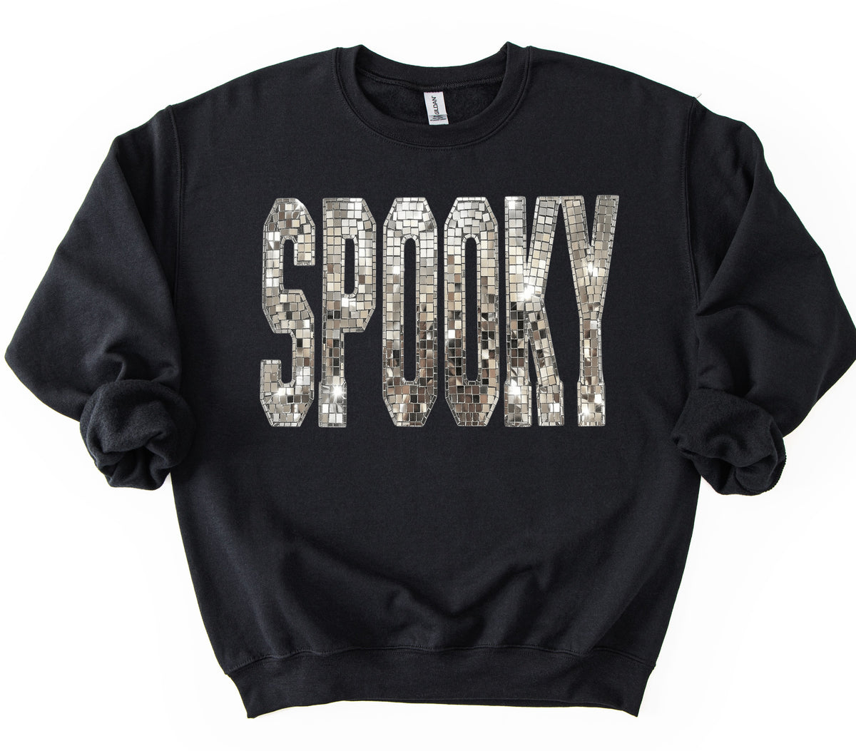 Bella or Gildan Cute Spooky Discoball Halloween Sweatshirt/ Halloween Sweatshirt/ Youth and Adult Sizes
